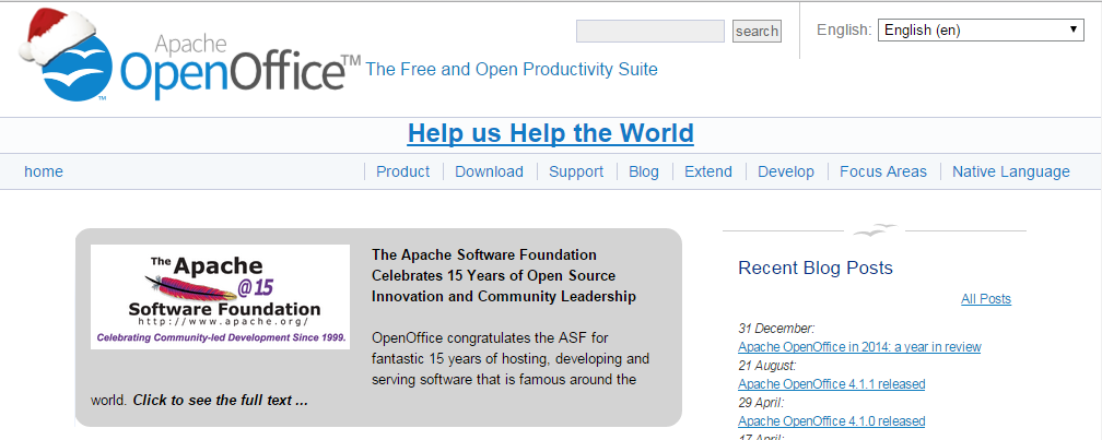 OpenOffice Word Processors Online
